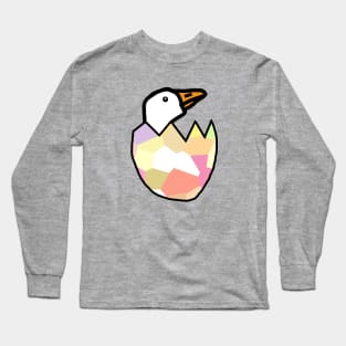 Baby Goose Easter Egg Long Sleeve T-Shirt